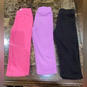 3 fleece pants bundle for toddlers